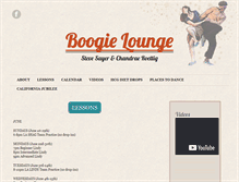 Tablet Screenshot of boogielounge.net